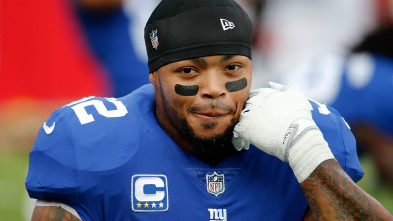 New York Giants outside linebacker Jonathan Casillas