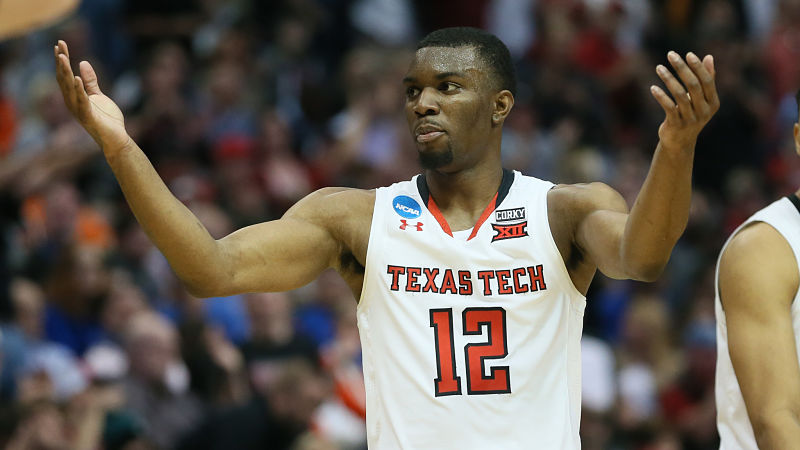 Texas Tech guard Keenan Evans