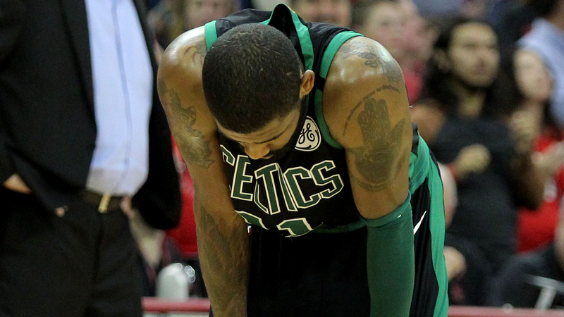 Celtics guard Kyrie Irving