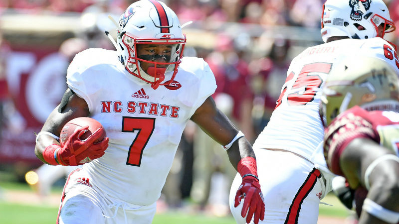 North Carolina State Wolfpack running back Nyheim Hines