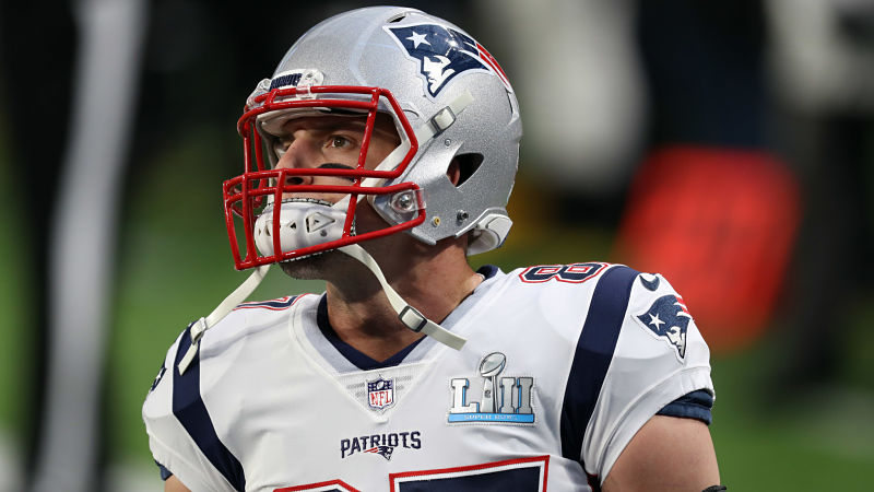 New England Patriots tight end Rob Gronkowski