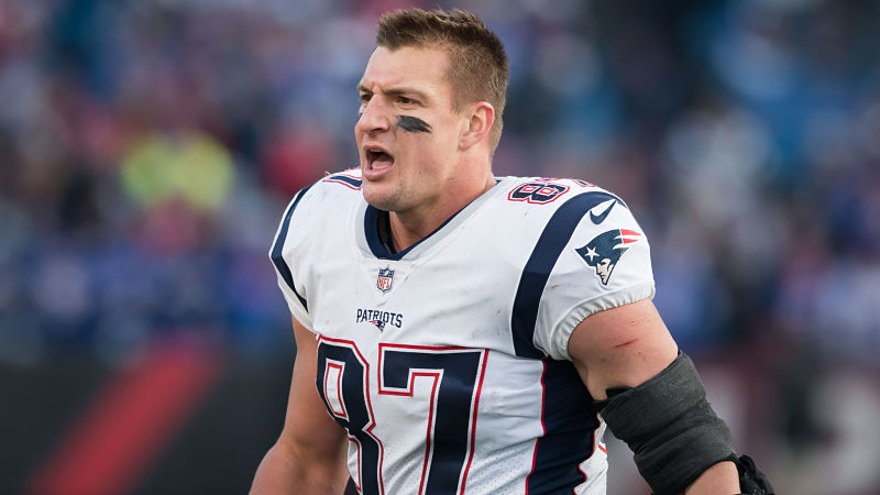 New England Patriots tight end Rob Gronkowski