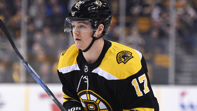 Boston Bruins forward Ryan Donato