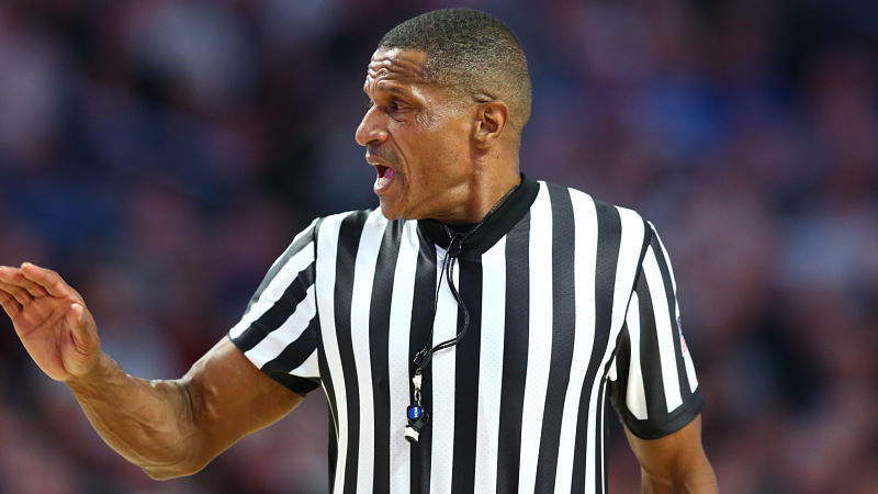 NCAA basketball referee Ted Valentine