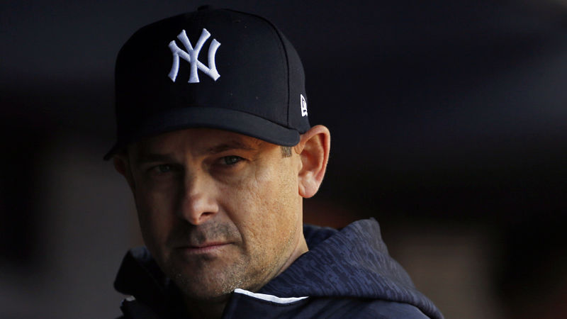 New York Yankees manager Aaron Boone