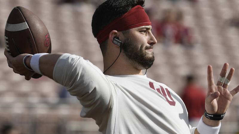 Oklahoma quarterback Baker Mayfield