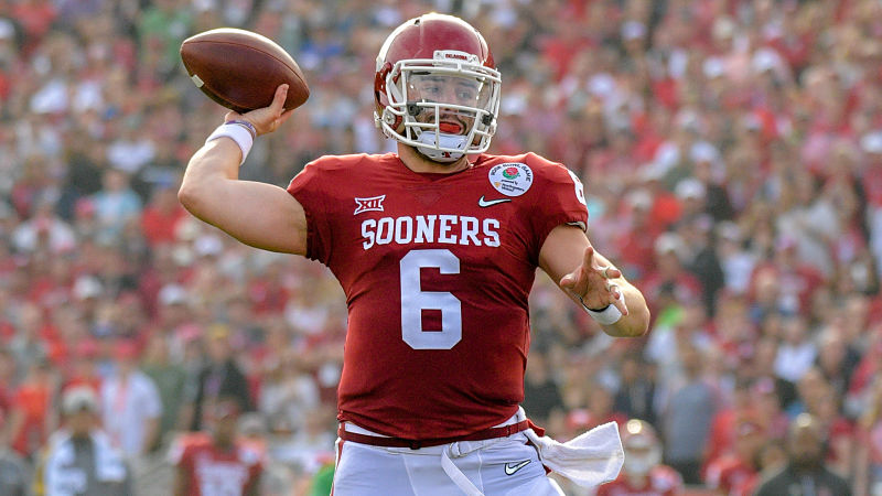 Oklahoma quarterback Baker Mayfield
