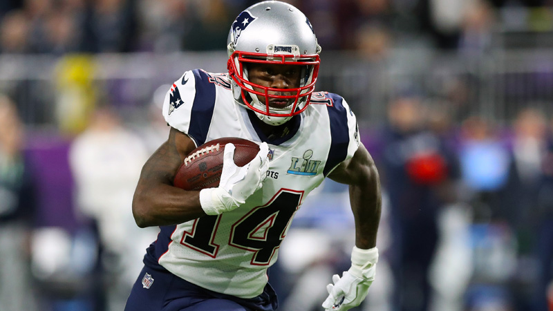 Patriots wide receiver Brandin Cooks
