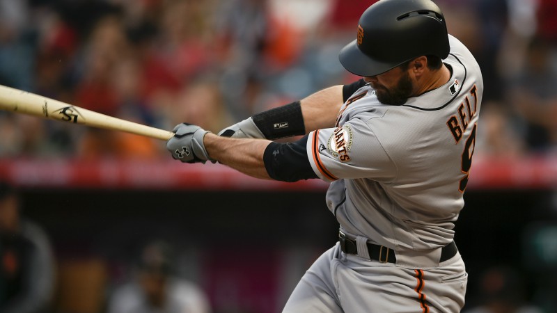 San Francisco Giants first baseman Brandon Belt