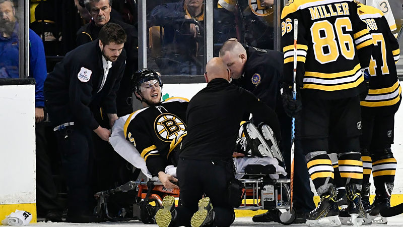 Boston Bruins defenseman Brandon Carlo