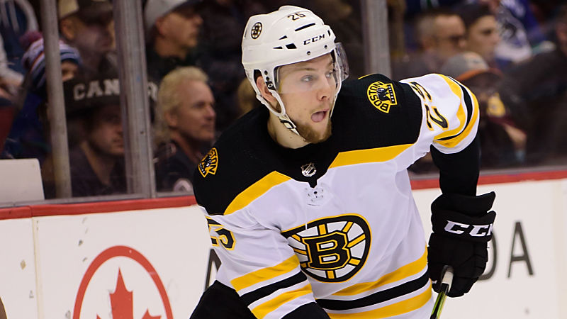 Boston Bruins defenseman Brandon Carlo