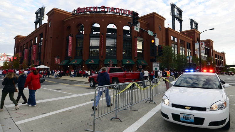 General view of Busch Stadium