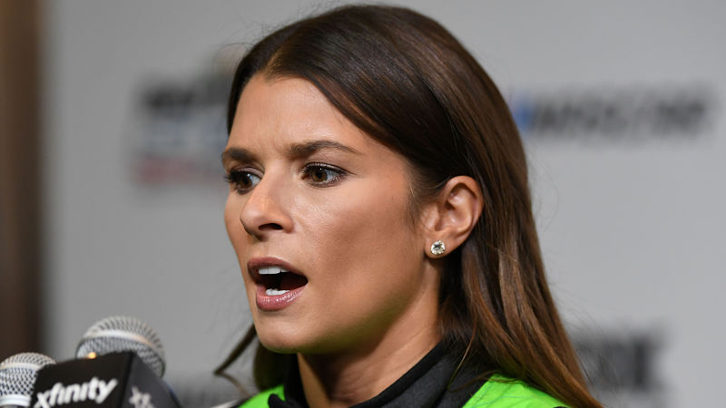Professional racecar driver Danica Patrick