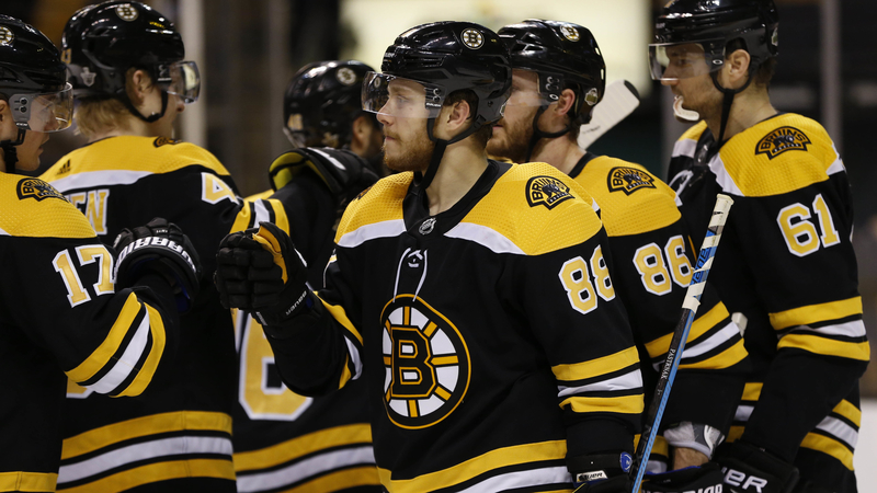 Bruins forward David Pastrnak