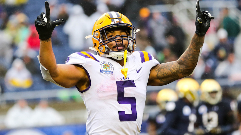 LSU running back Derrius Guice