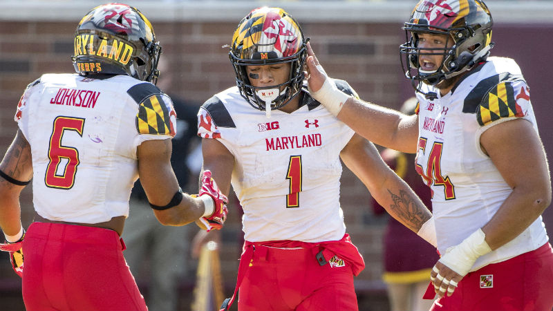 Maryland Terrapins wide receiver D.J. Moore
