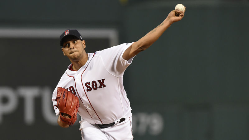 Boston Red Sox starting pitcher Eduardo Rodriguez