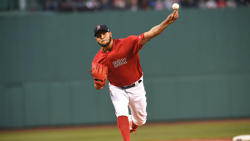 Boston Red Sox starting pitcher Eduardo Rodriguez