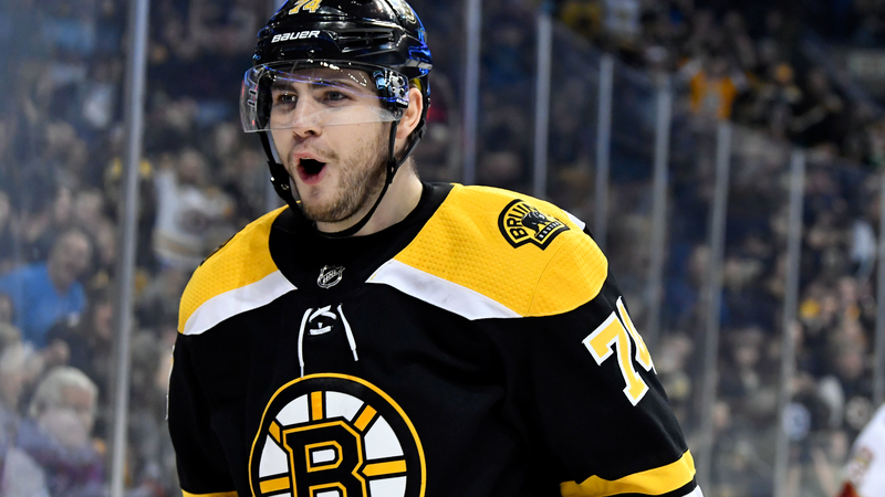 Boston Bruins Left Winger Jake DeBrusk