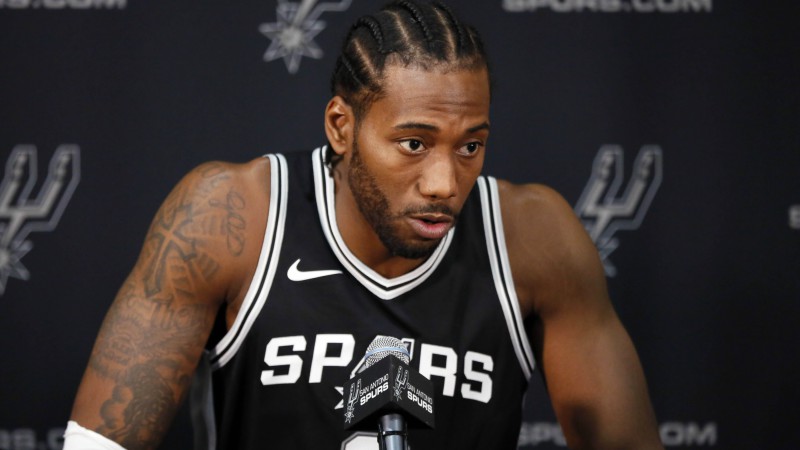 San Antonio Spurs small forward Kawhi Leonard