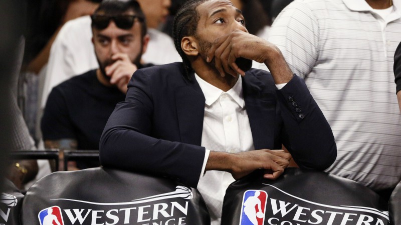 San Antonio Spurs small forward Kawhi Leonard