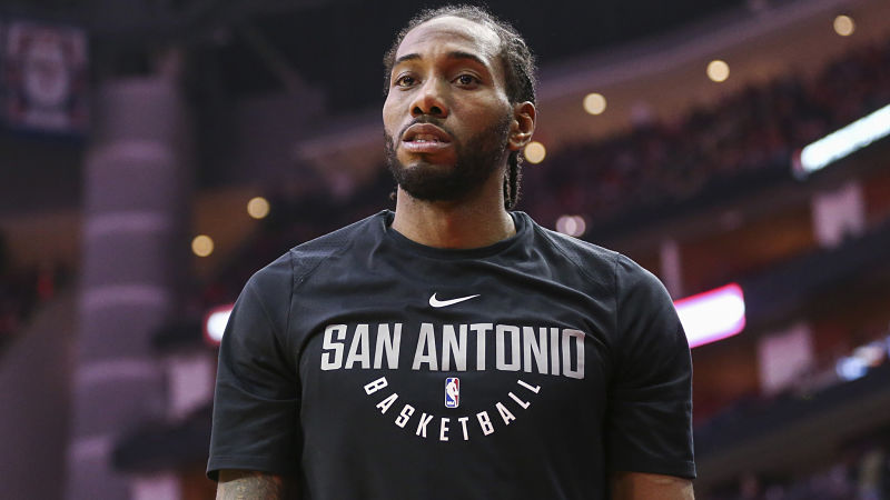 San Antonio Spurs forward Kawhi Leonard