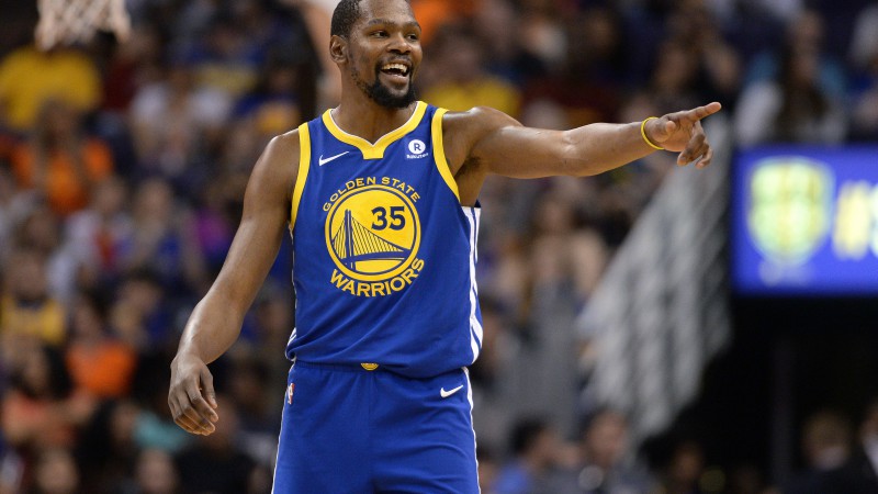 Golden State Warriors forward Kevin Durant