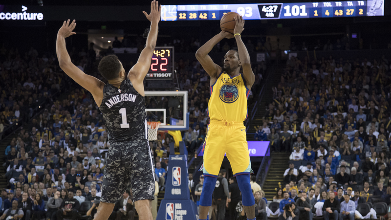 Warriors forward Kevin Durant