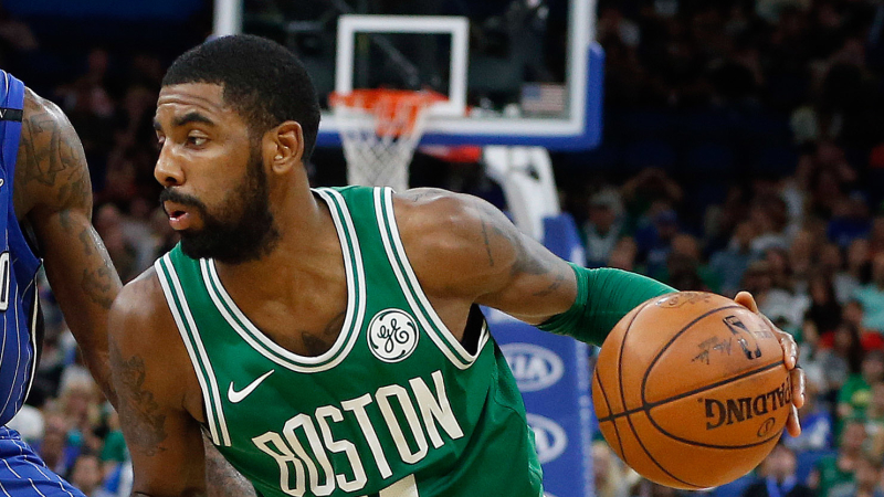 Boston Celtics point guard Kyrie Irving