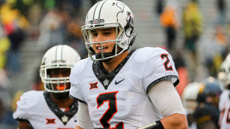 Oklahoma State Cowboys quarterback Mason Rudolph