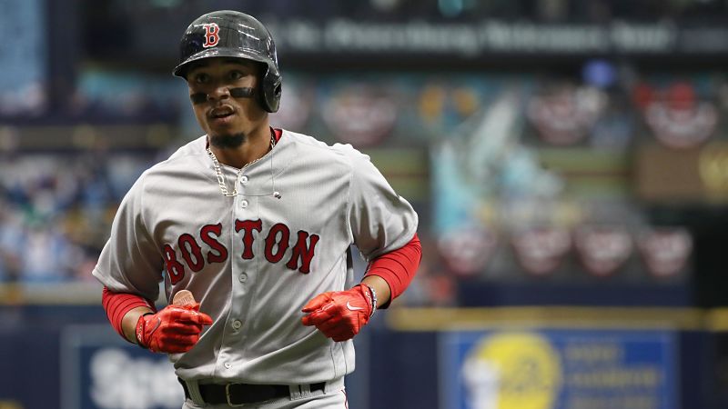 Boston Red Sox right fielder Mookie Betts