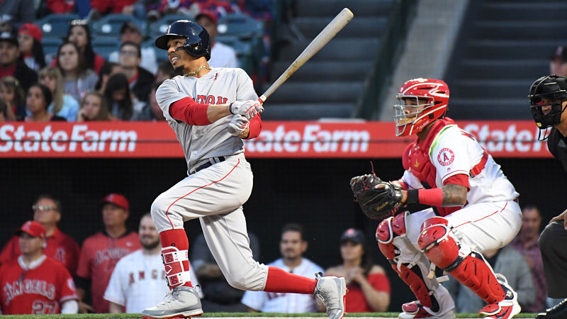 Boston Red Sox outfielder Mookie Betts
