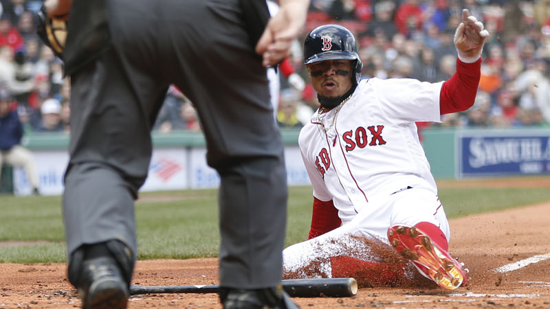 Boston Red Sox right fielder Mookie Betts