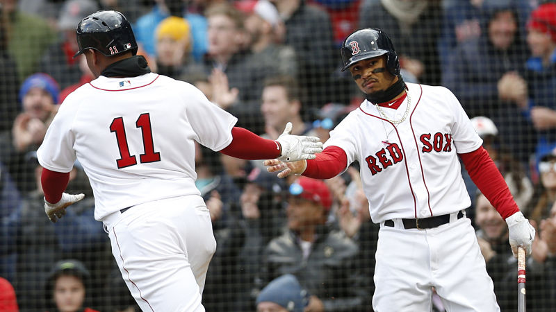 Boston Red Sox outfielder Mookie Betts