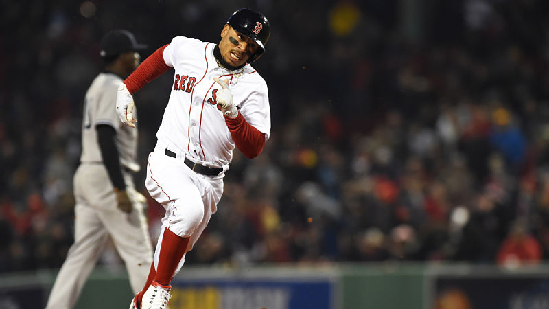 Boston Red Sox outfielder Mookie Betts