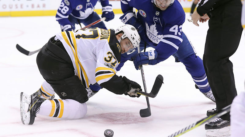 Boston Bruins center Patrice Bergeron