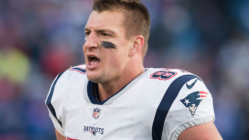 Patriots tight end Rob Gronkowski