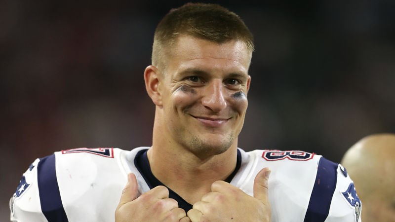 New England Patriots tight end Rob Gronkowski