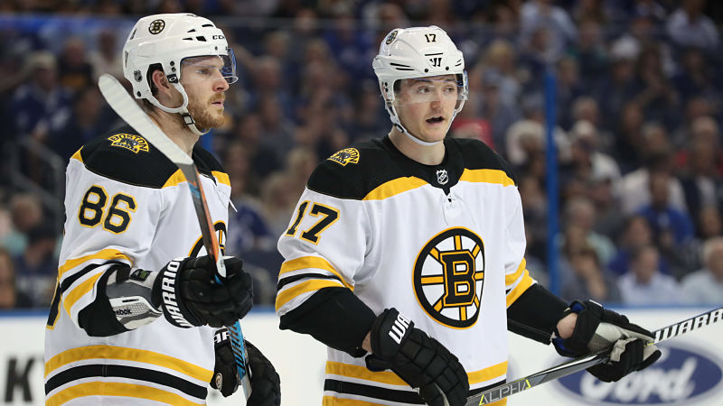 Boston Bruins winger Ryan Donato