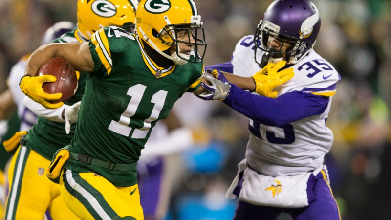 Green Bay Packers wide receiver Trevor Davis