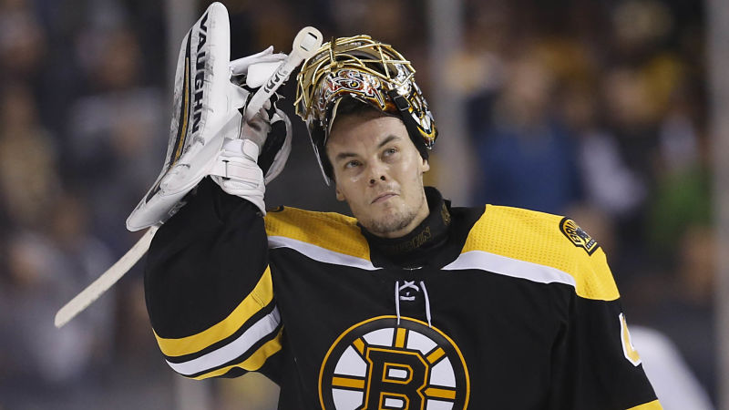 Boston Bruins goalie Tuukka Rask