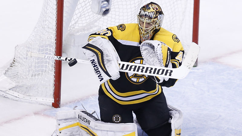 Boston Bruins goalie Tuukka Rask