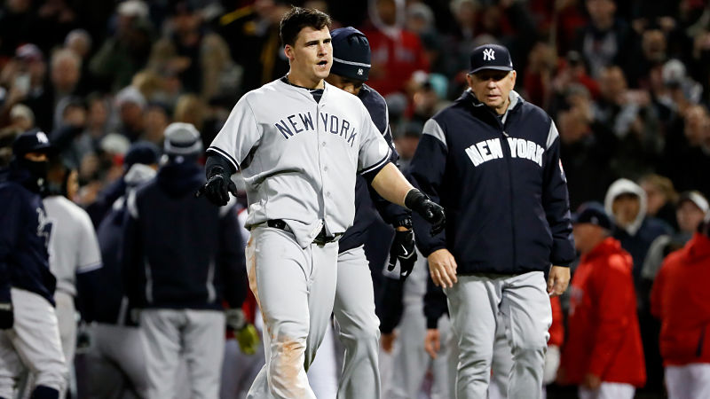 New York Yankees designated hitter Tyler Austin
