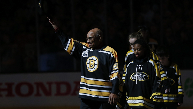Former Boston Bruins Player Willie O'Ree