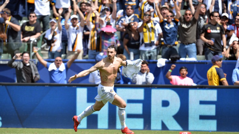 Los Angeles Galaxy forward Zlatan Ibrahimovic