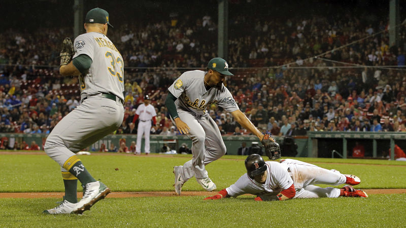 Boston Red Sox outfielder Andrew Benintendi