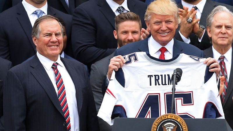 Bill Belichick, Donald Trump