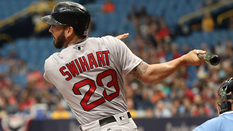 Boston Red Sox catcher Blake Swihart