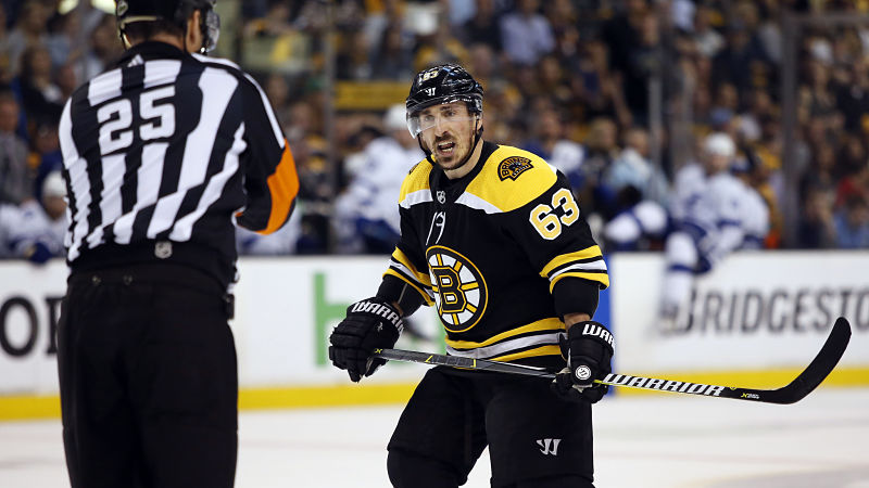 Boston Bruins forward Brad Marchand