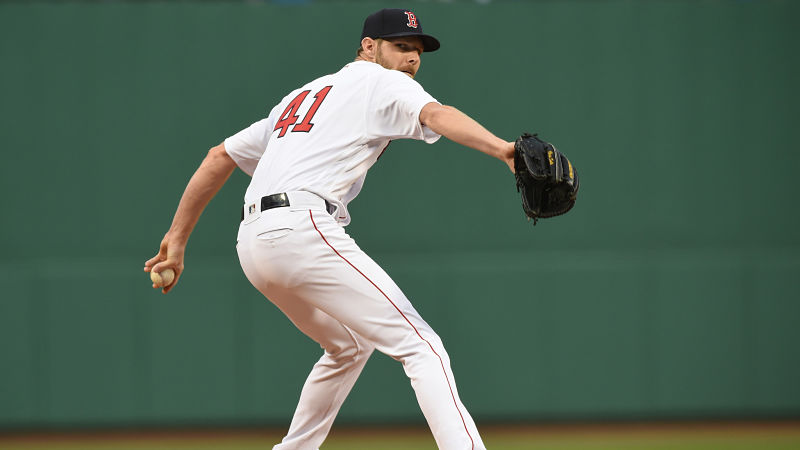 Boston Red Sox pitcher Chris Sale